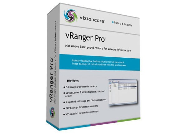 Vizioncore vRanger Pro v4.0 DDP- license w/ support
