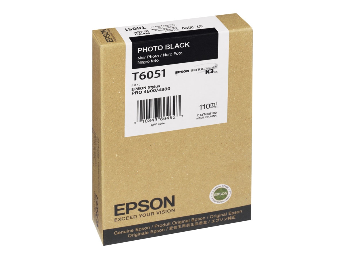 Epson T6051 Photo Black Print Cartridge