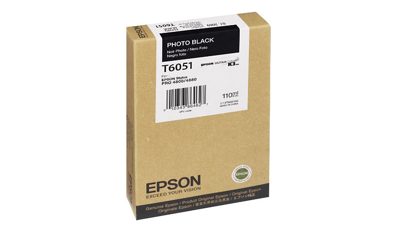 Epson T6051 Photo Black Print Cartridge