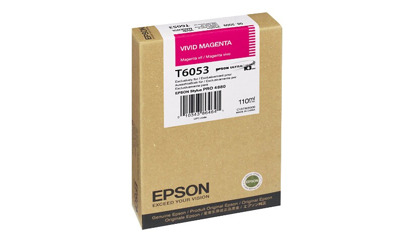 Epson T6053 Vivid Magenta Print Cartridge
