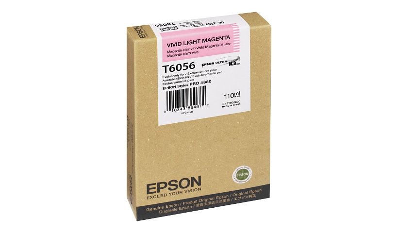 Epson T6056 Vivid Light Magenta Print Cartridge
