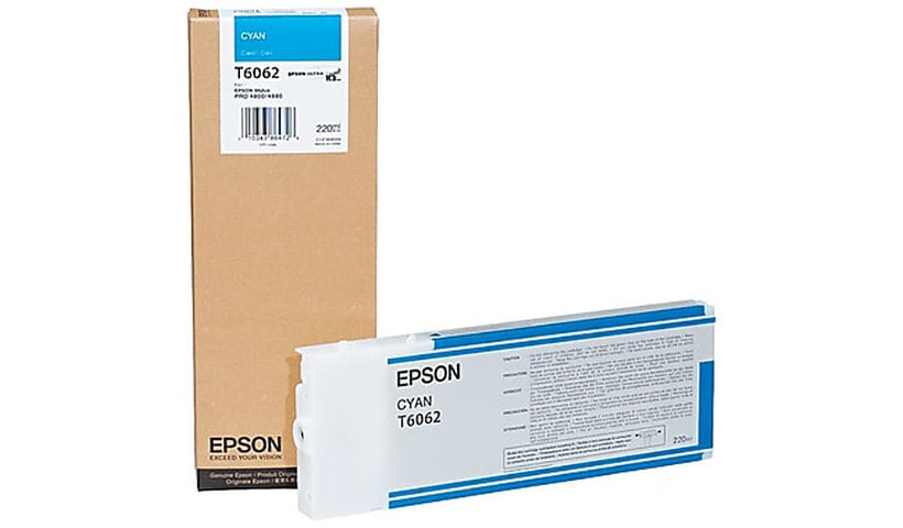 Epson T6062 - cyan - original - ink cartridge