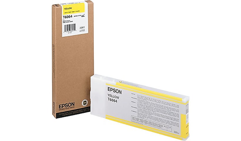 Epson T6064 - yellow - original - ink cartridge