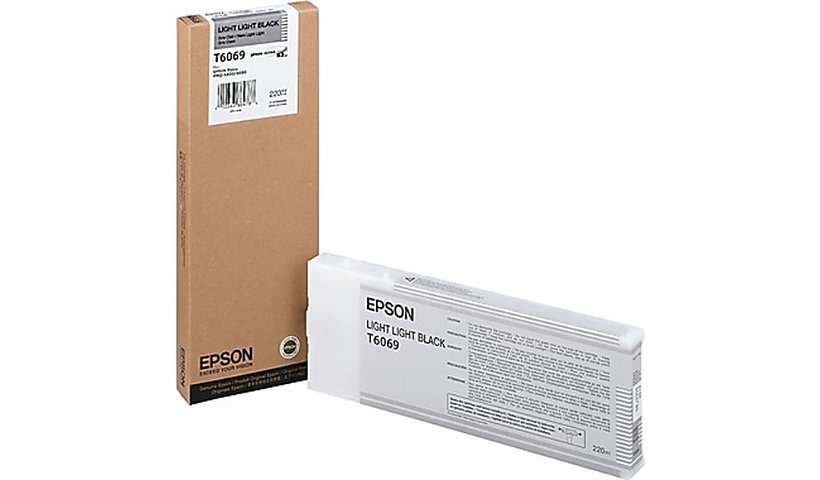 Epson T6069 - light light black - original - ink cartridge