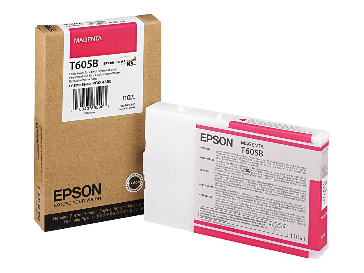 Epson T605B Magenta Print Cartridge