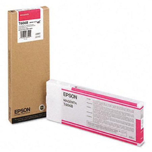 Epson T606B - magenta - original - ink cartridge
