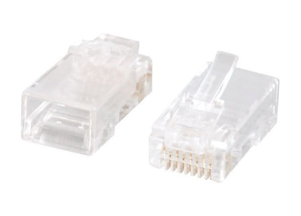 C2G 100PK CAT5E PUG RJ45-FOR ROUND S