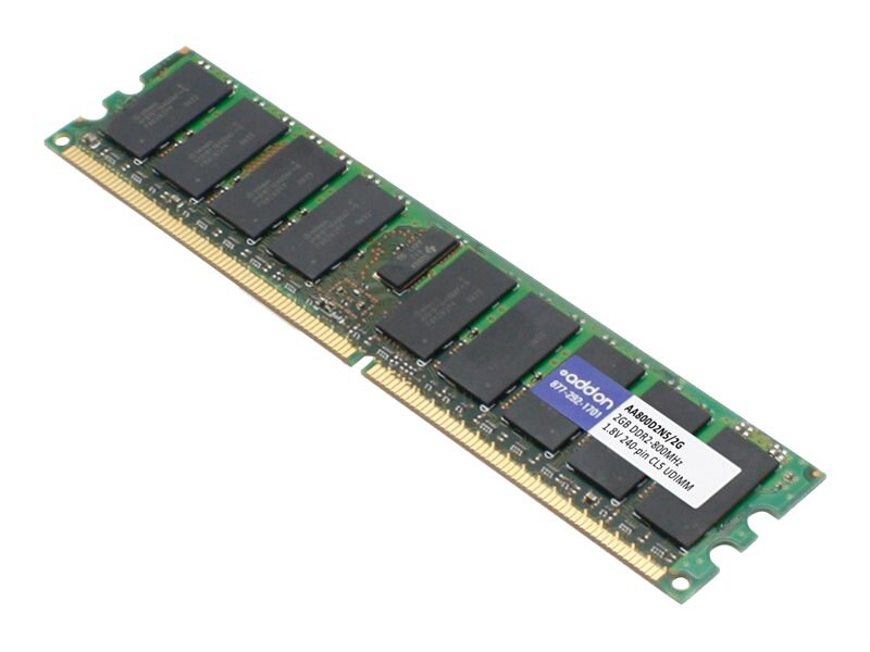 AddOn 2GB Industry Standard DDR2-800MHz UDIMM - DDR2 - module - 2 GB - DIMM
