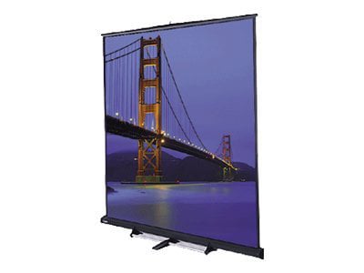 Da-Lite Floor Model C Series Projection Screen - Pull-up Screen for Rental, Stage, and Hospitality - 180in Screen