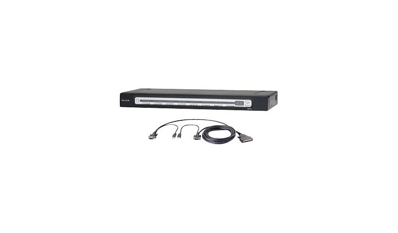 Belkin OmniView PRO3 16-Port PS/2&USB KVM Bundled w/8 6’Dual port USB Cable