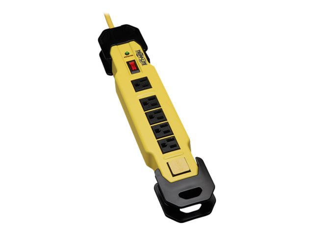 Tripp Lite Metal Safety Surge Protector Strip 120V 6 Outlet 15ft Cord OSHA