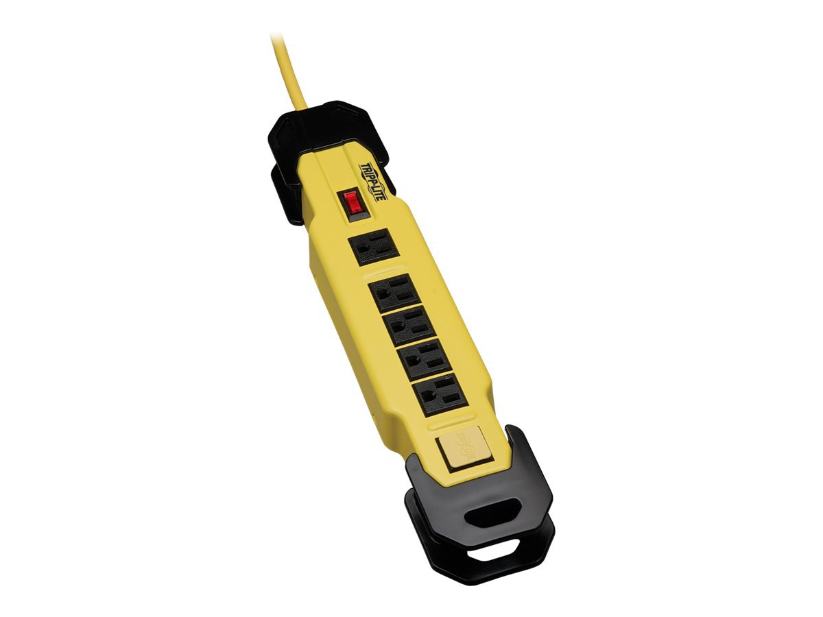 Tripp Lite Safety Power Strip 120V 5-15R 6 Outlet Metal 9ft Cord OSHA