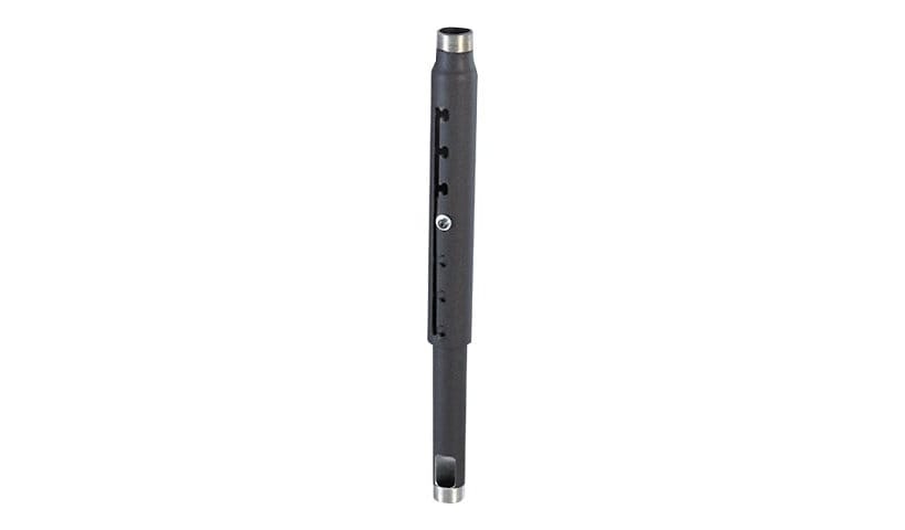 Chief 12-18" Adjustable Extension Column - For Projector - Black