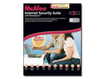 McAfee Internet Security Suite 2008 - box pack - 3 users