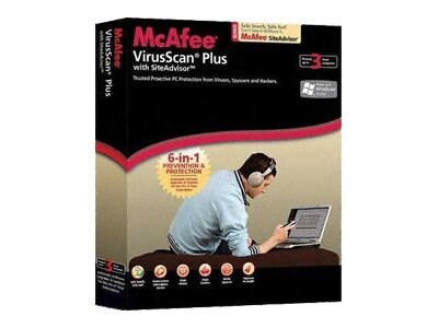 McAfee VirusScan Plus 2008 - box pack - 3 users