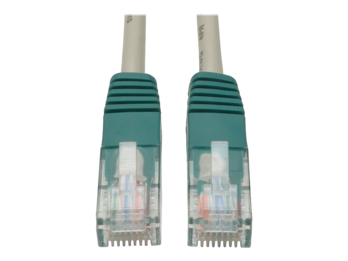 Tripp Lite 7ft Cat5e Cat5 350MHz Snagless Crossover Cable RJ45 Gray 7'