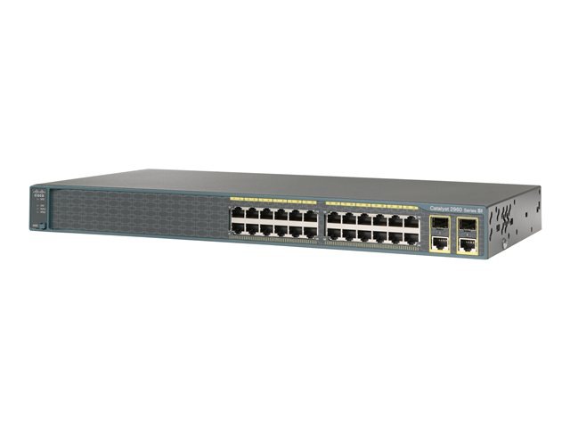 Cisco Catalyst 2960-24TC-S - switch - 24 ports - managed - rack-mountable