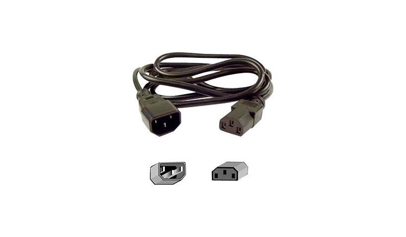 Belkin PRO Series Universal Computer-Style AC Power Extension Cable - power extension cable - IEC 60320 C13 to IEC 60320