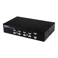 StarTech.com 4 Port USB DVI KVM Switch with Audio and USB 2.0 Hub - 2560x1600