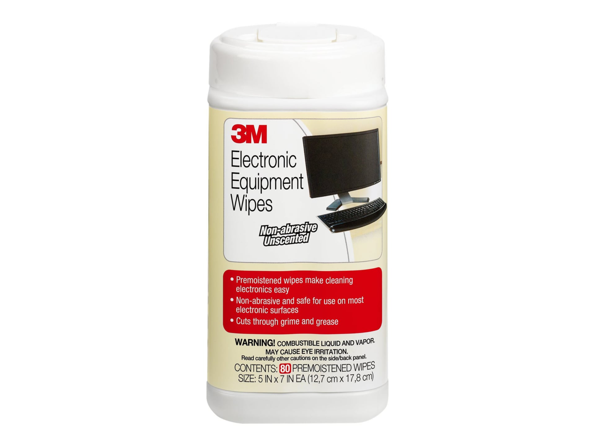 3M Unscented Electronic Equipment Wipes