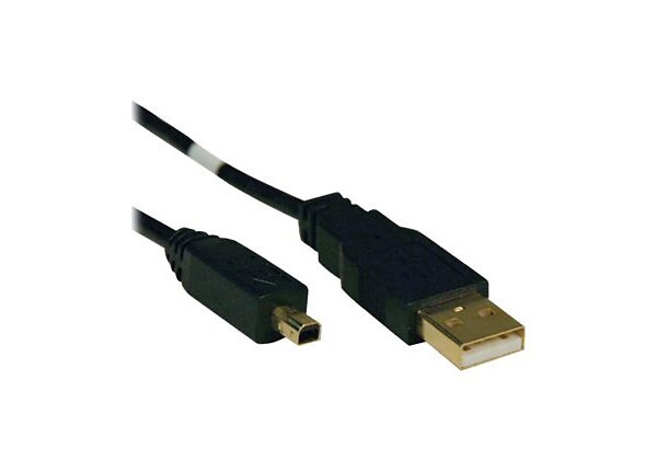 Tripp Lite 6ft USB 2.0 Gold Device Cable A Male / 4Pin Round Mini-B Male 6'