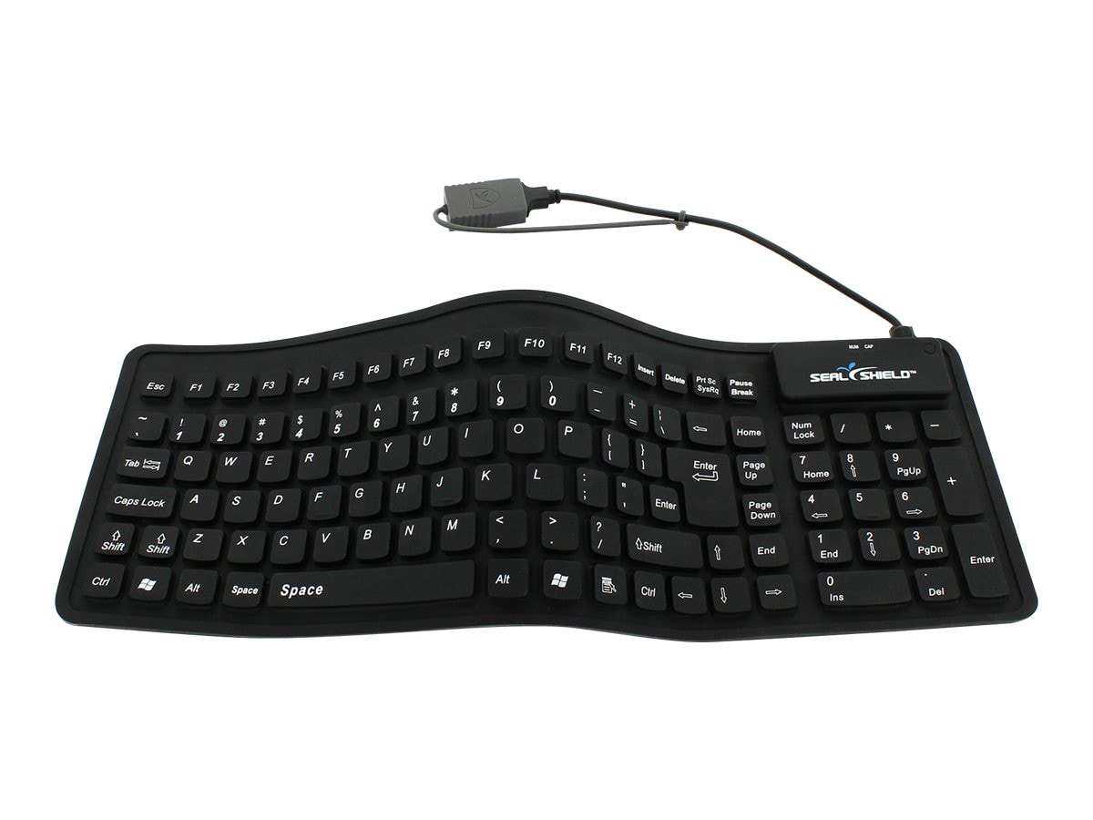 Seal Shield Seal Flex Waterproof - keyboard - English - black Input Device