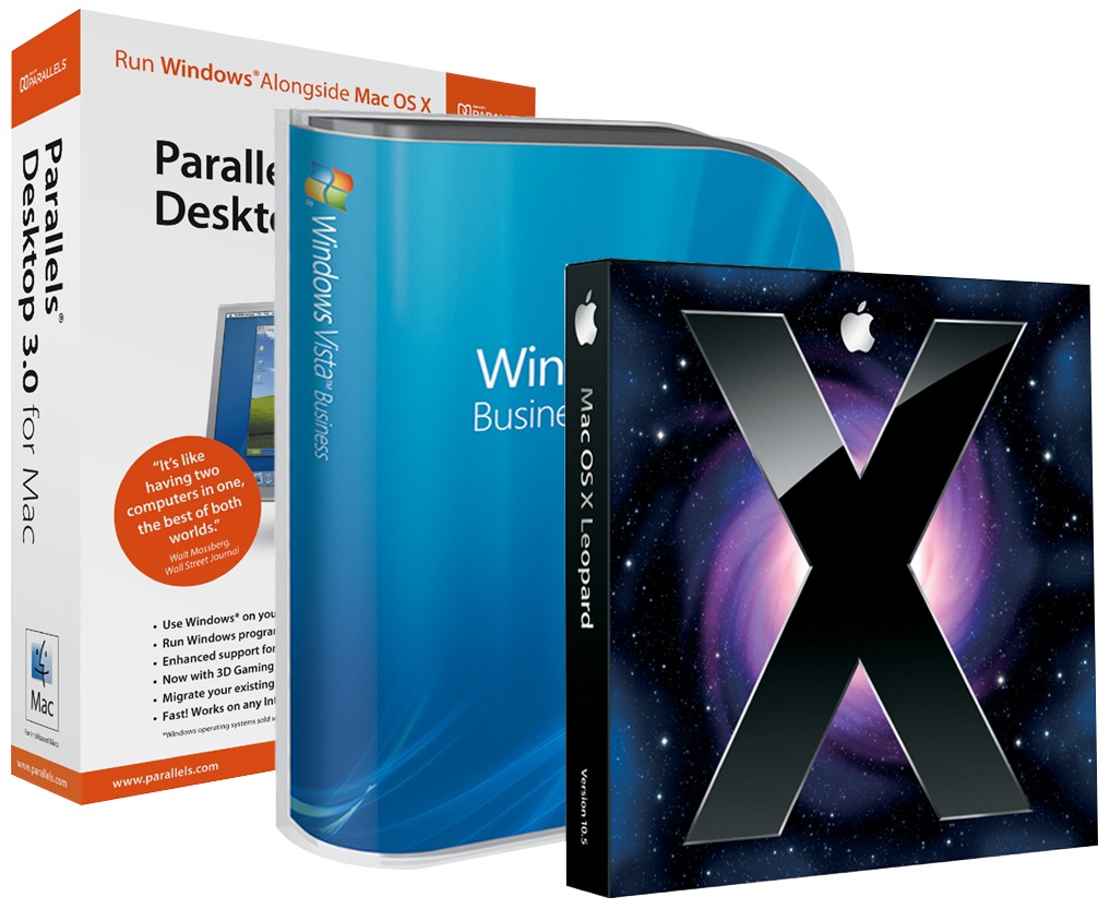 Leopard, Parallels (Free) and Windows Vista Bundle