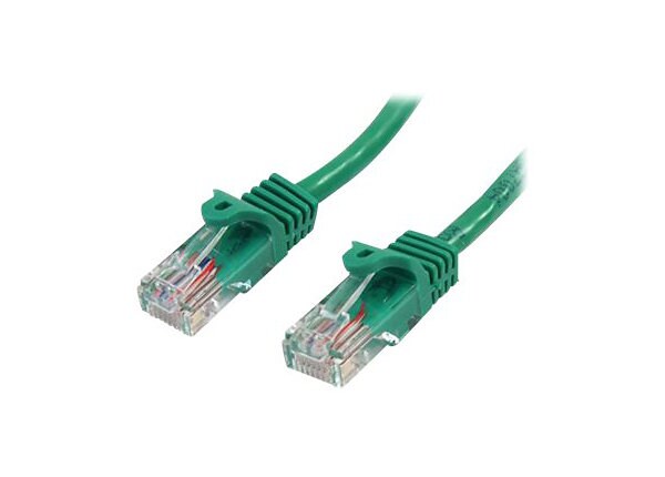StarTech.com Snagless Cat 5e UTP Patch Cable - patch cable - 100 ft - green
