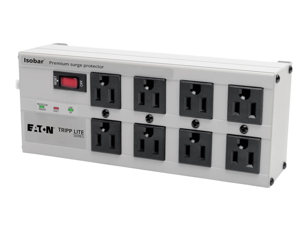 Tripp Lite Isobar Surge Protector Metal 8 Outlet 25ft Cord 3840 Joules