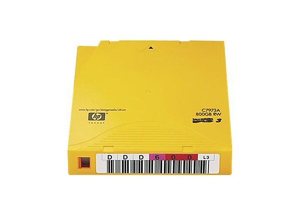 HP LTO Ultrium 800GB Custom Labeled Data Cartridge 20pk