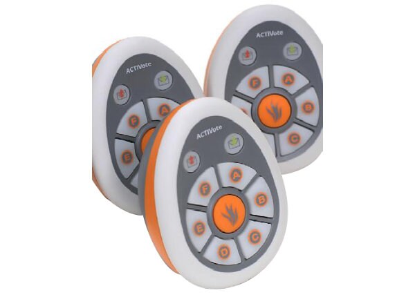 Set of 32 Promethean Activote 32 2.4GHZ. Wireless hand held voting devices