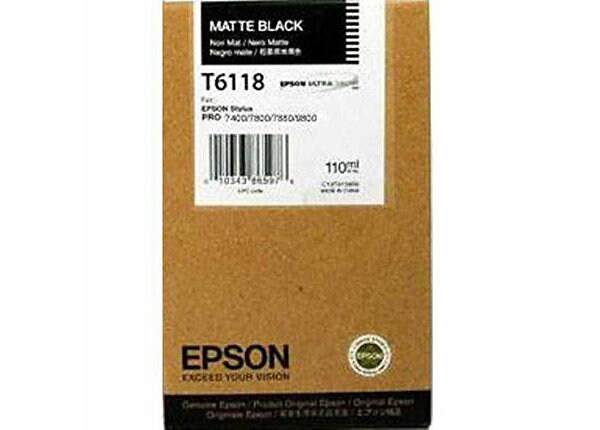 Epson T6118 Matte Black Print Cartridge