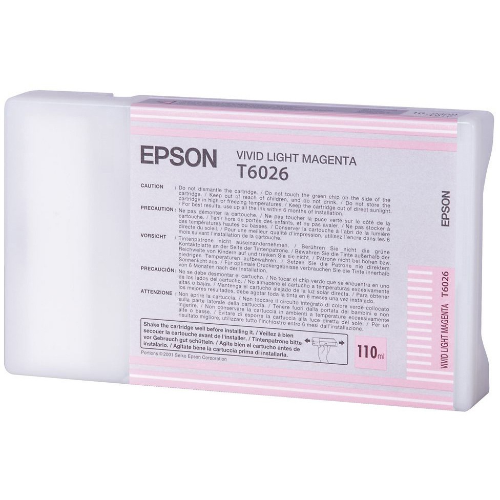 Epson T6026 Vivid Light Magenta Print Cartridge