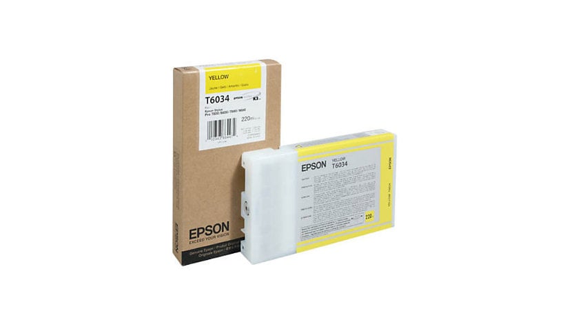 Epson T6034 - yellow - original - ink cartridge
