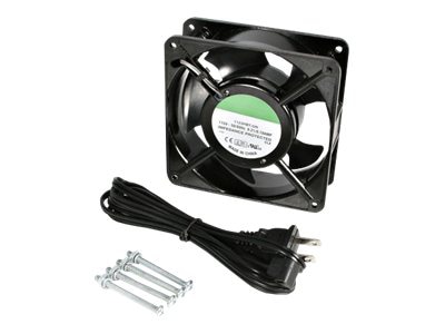 StarTech.com 120mm Axial Rack Muffin Fan for Server Cabinet - 115V - AC Coo