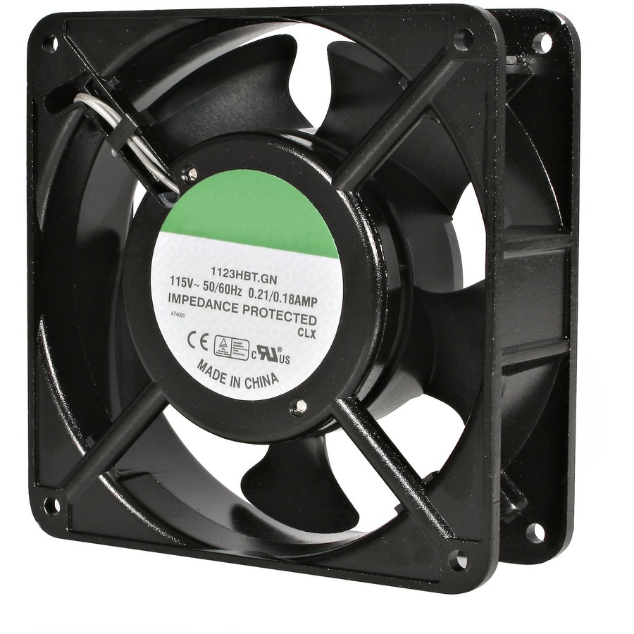 StarTech.com 120mm Axial Rack Muffin Fan for Server Cabinet - 115V - AC Coo