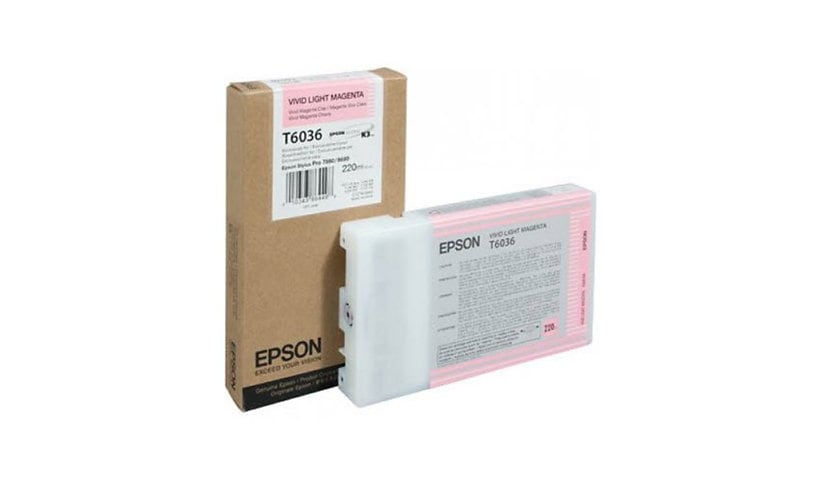 Epson T6036 - vivid light magenta - original - ink cartridge