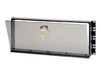 Middle Atlantic 3RU Fixed Security Cover with Hinged Plexi Door