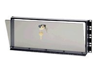 Middle Atlantic 4RU Fixed Security Cover with Hinged Plexi Door