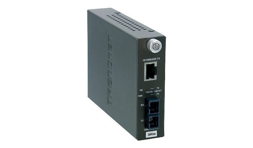TRENDnet TFC-110 S30 - convertisseur de média à fibre optique - 10Mb LAN, 100Mb LAN