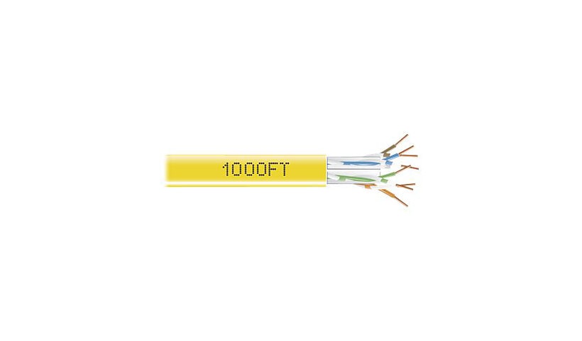 Black Box GigaTrue 550 - bulk cable - 1000 ft - yellow