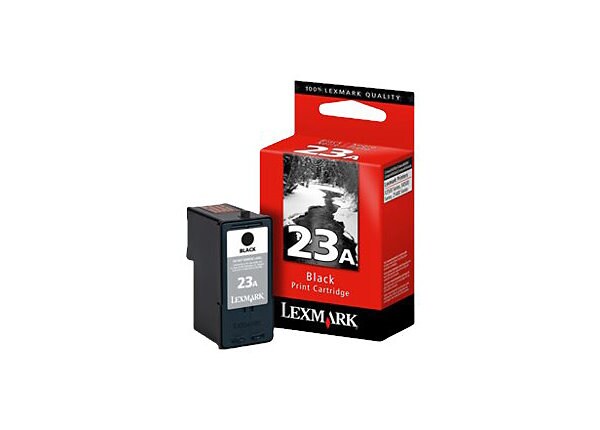 Lexmark Cartridge No. 23A - black - original - ink cartridge