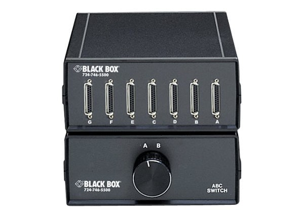 BLACKBOX DB25 6 TO 1 PARALLEL SWITCH
