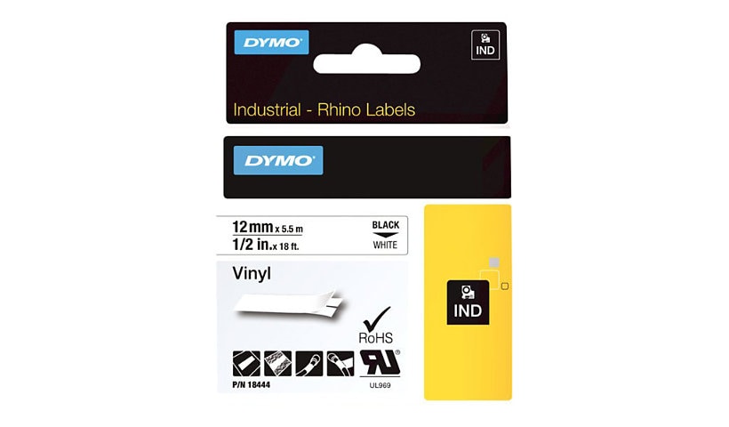 DYMO IND All-Purpose - label tape - 1 cassette(s) -