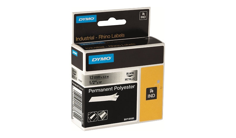 DYMO RhinoPRO Permanent Polyester - tape - 1 cassette(s) -