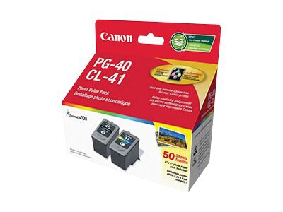 Canon PG-40 & CLI-41 Ink and Paper Set
