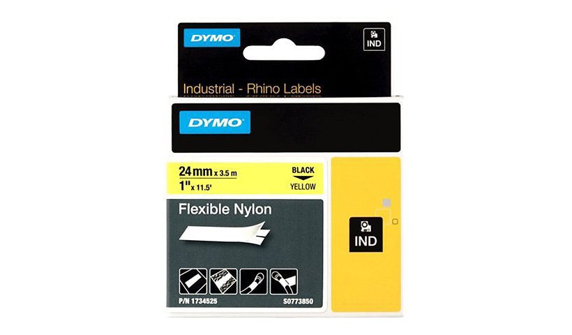 DYMO RhinoPRO Flexible Nylon - flexible tape - 1 cassette(s) -