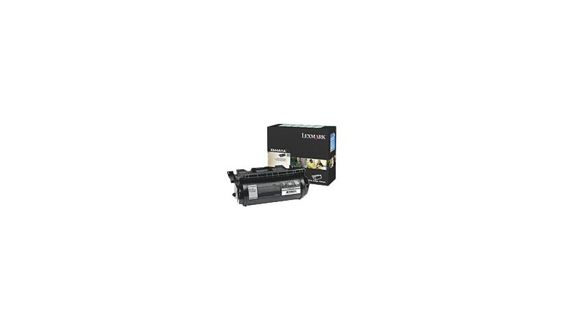 Lexmark - black - original - toner cartridge - LCCP, LRP