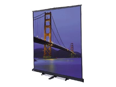 Da-Lite Floor Model C Series Projection Screen - Pull-up Screen for Rental, Stage, and Hospitality - 150in Screen