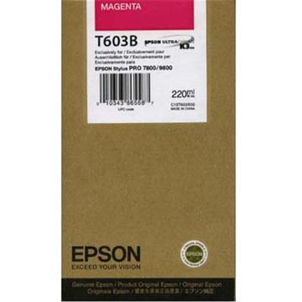 Epson T603B - magenta - original - ink cartridge
